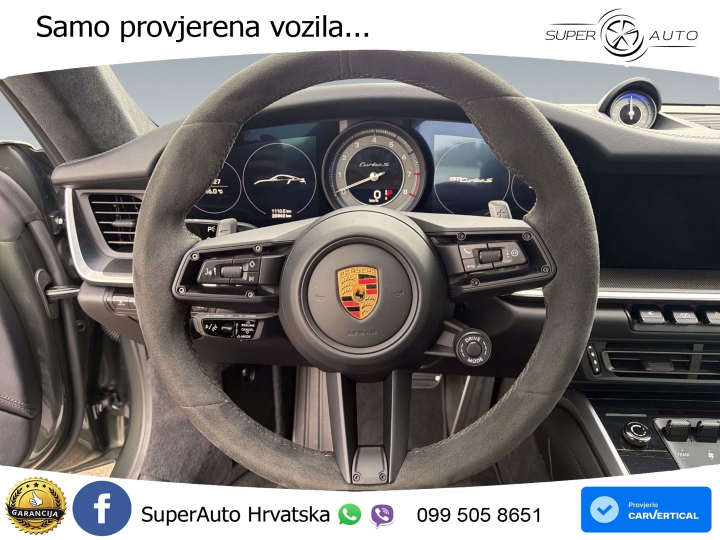 Porsche 911 Turbo S 3.8 (650 KS) PDK LED+GR SJED+ACC