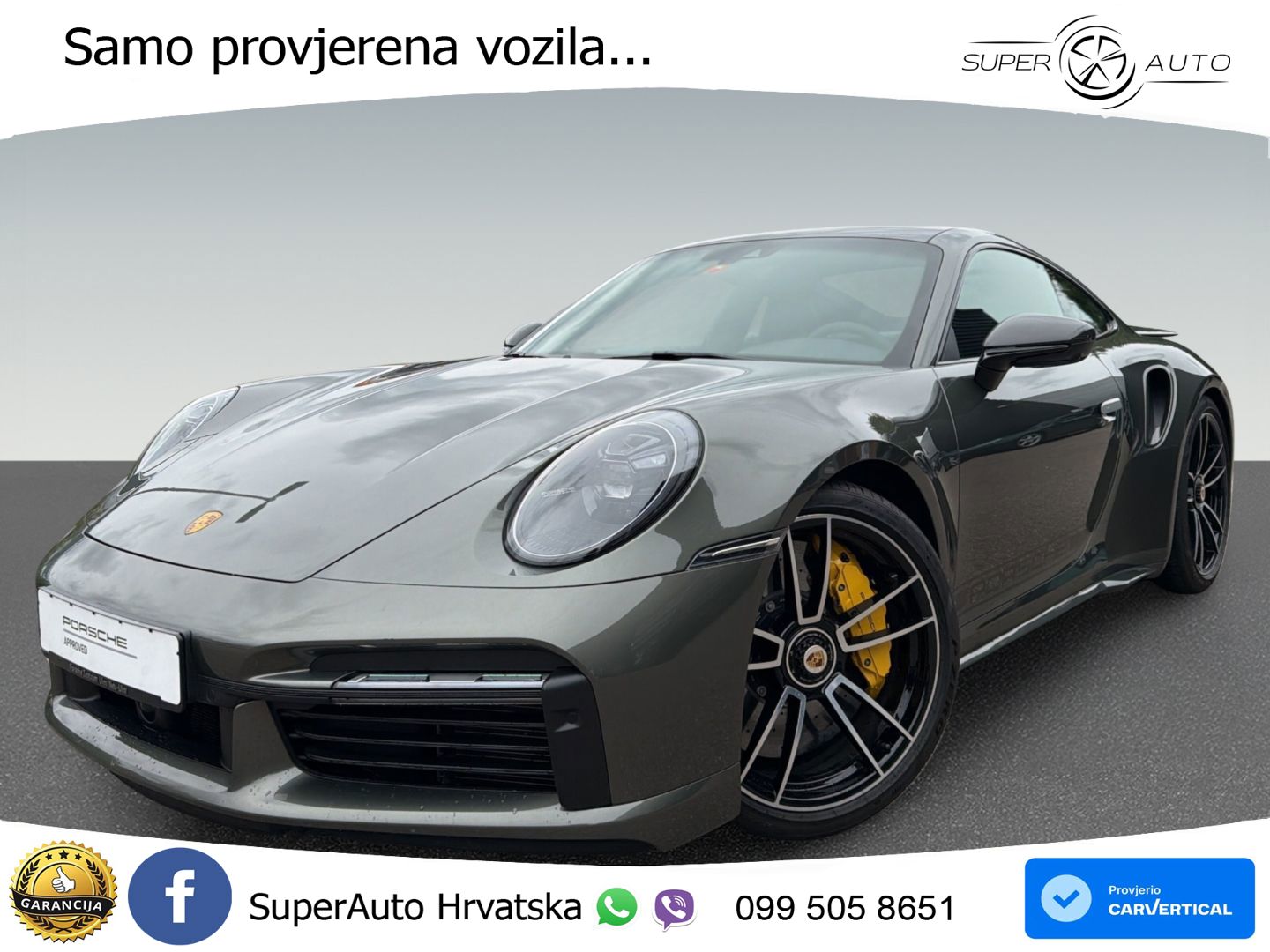 Porsche 911 Turbo S 3.8 (650 KS) PDK LED+GR SJED+ACC