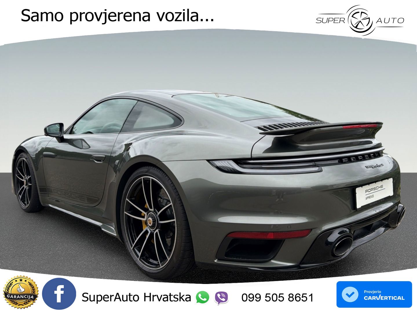 Porsche 911 Turbo S 3.8 (650 KS) PDK LED+GR SJED+ACC