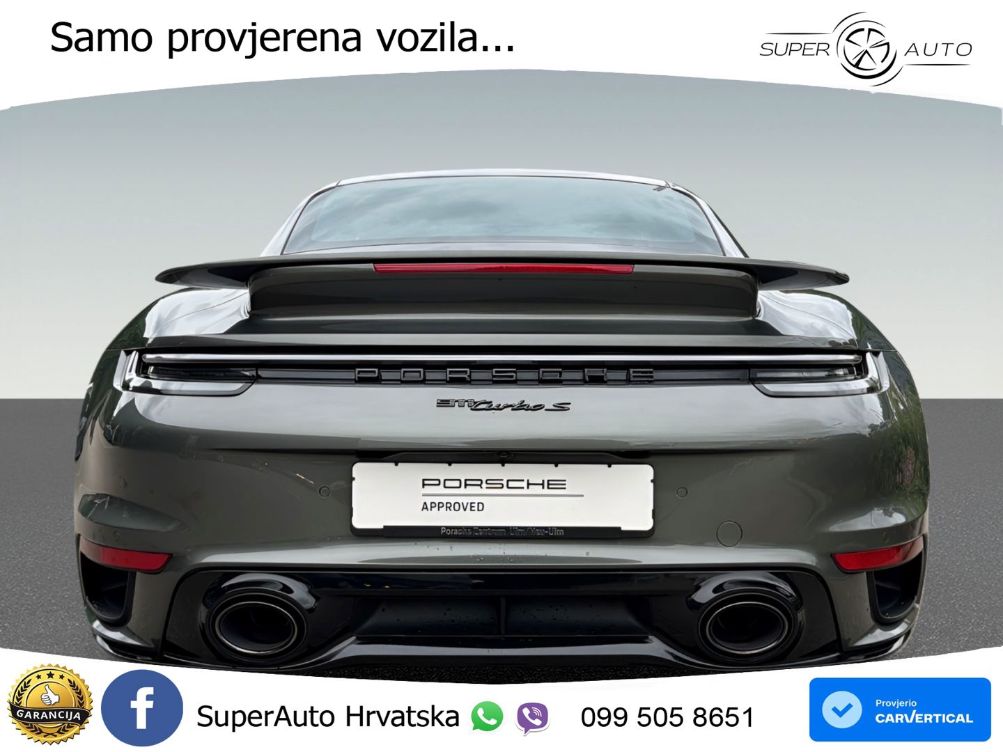 Porsche 911 Turbo S 3.8 (650 KS) PDK LED+GR SJED+ACC