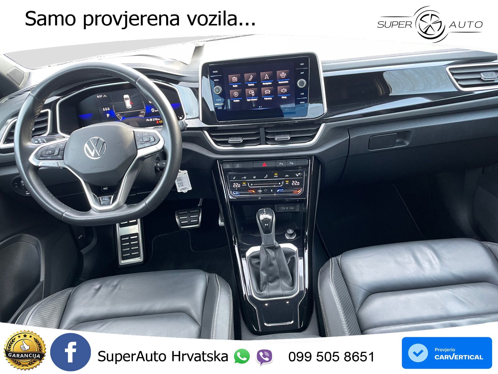 Volkswagen T-Roc 2.0 TDI (150 KS) DSG R-Line LED+GR SJED+ACC