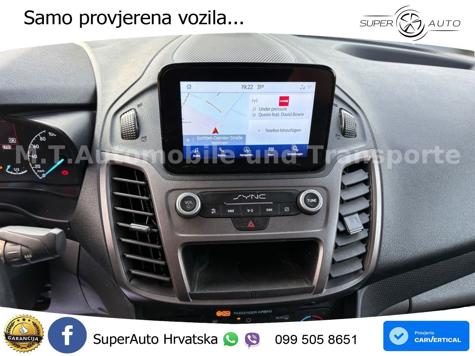 Ford Transit Connect 1.5d *L2*NAV*SHZ*SPUR*REGAL*RFK* 120 KS