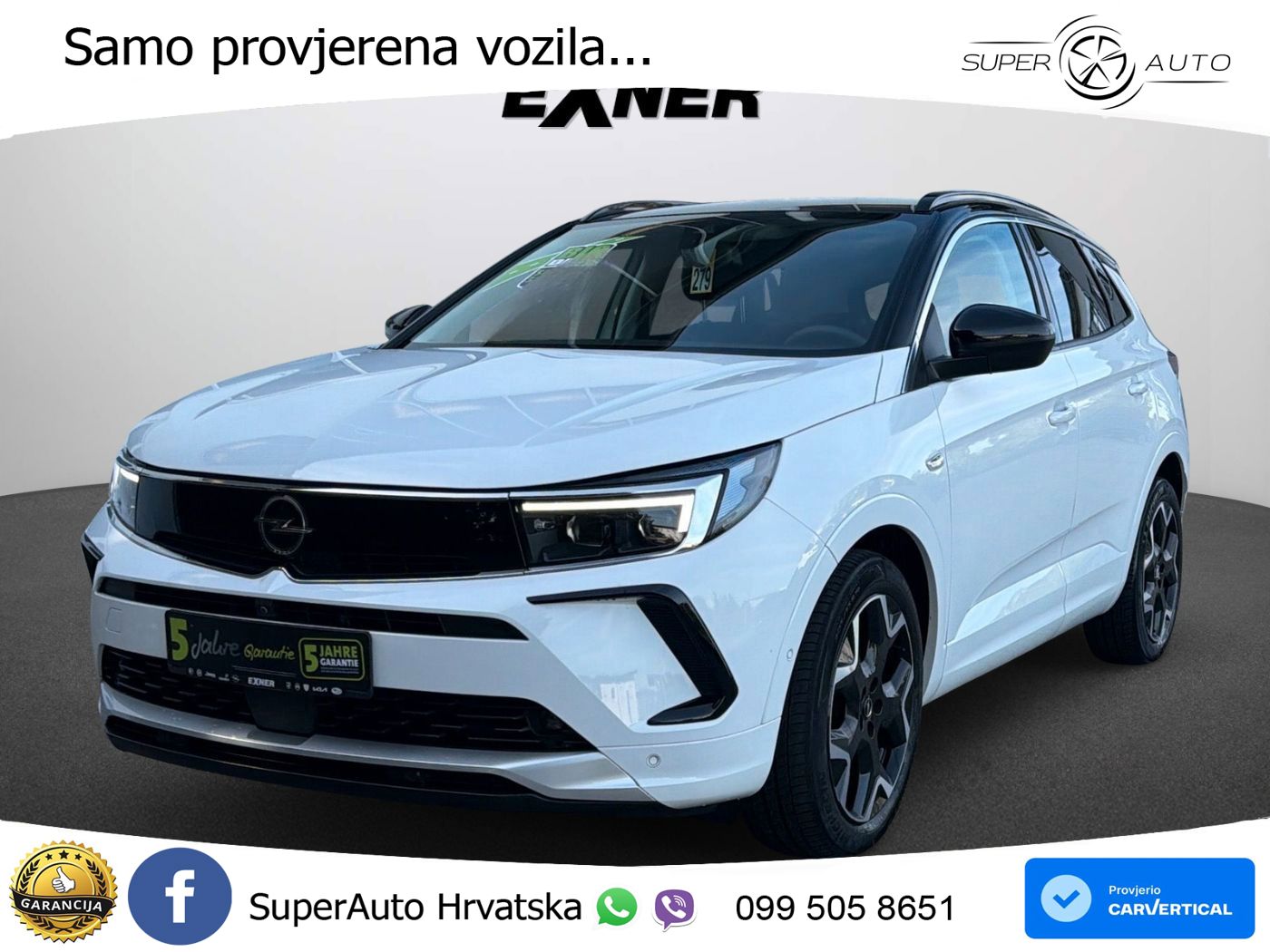 Opel Grandland 1.2i Turbo (130 KS) Automatic Ultimate LED+GR SJED+ACC