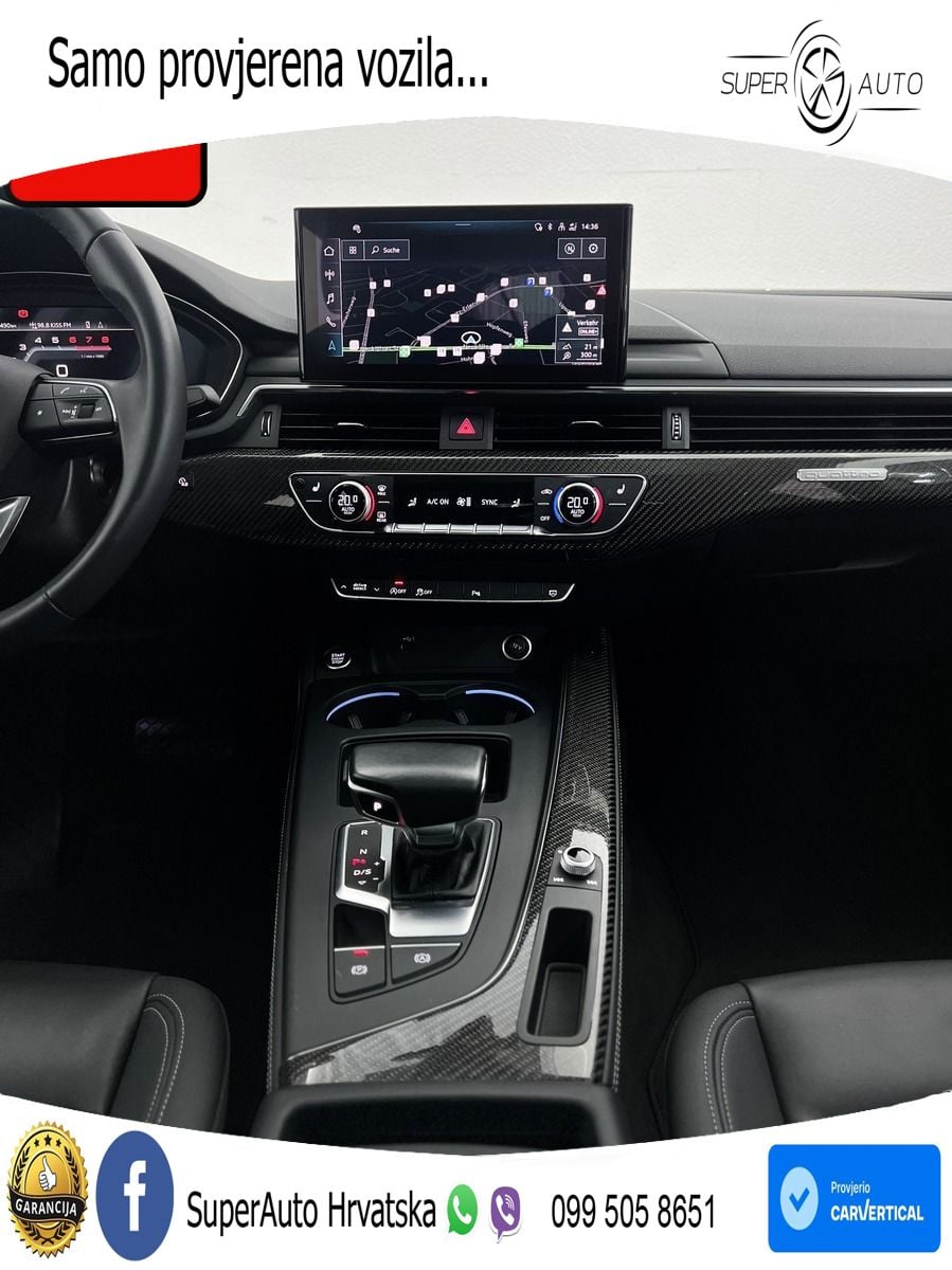 Audi A5 Sportback  40 TFSI (204 KS) quattro S tronic S line MATRIX+GR SJED+KAM