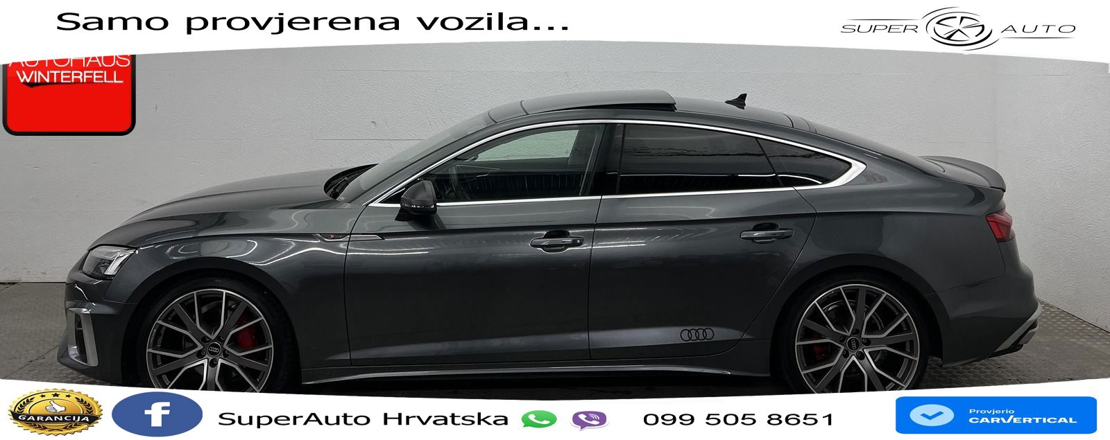 Audi A5 Sportback  40 TFSI (204 KS) quattro S tronic S line MATRIX+GR SJED+KAM
