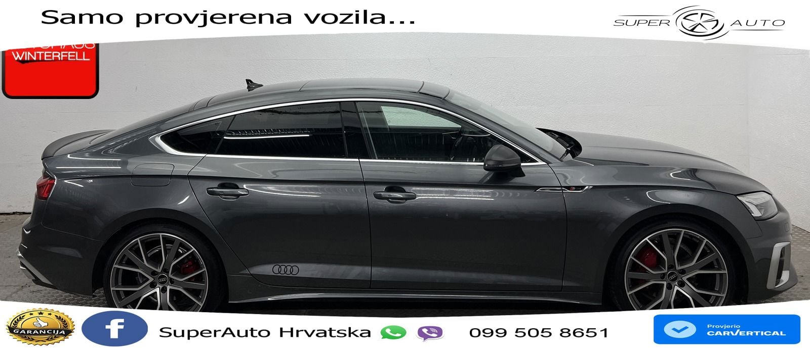 Audi A5 Sportback  40 TFSI (204 KS) quattro S tronic S line MATRIX+GR SJED+KAM