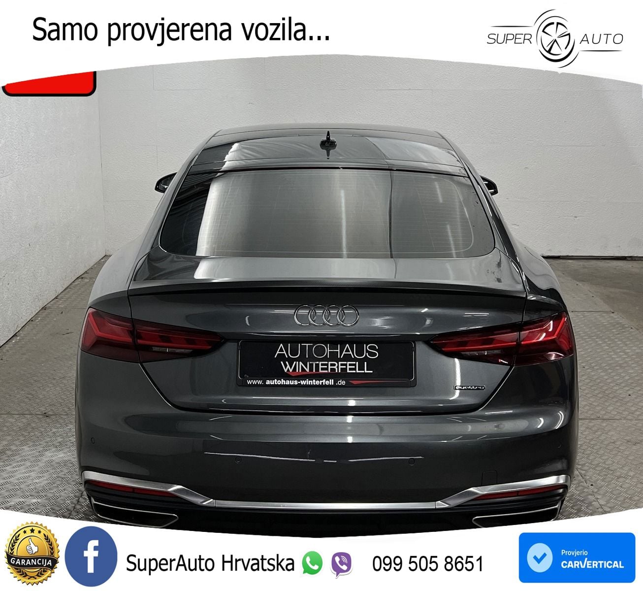 Audi A5 Sportback  40 TFSI (204 KS) quattro S tronic S line MATRIX+GR SJED+KAM