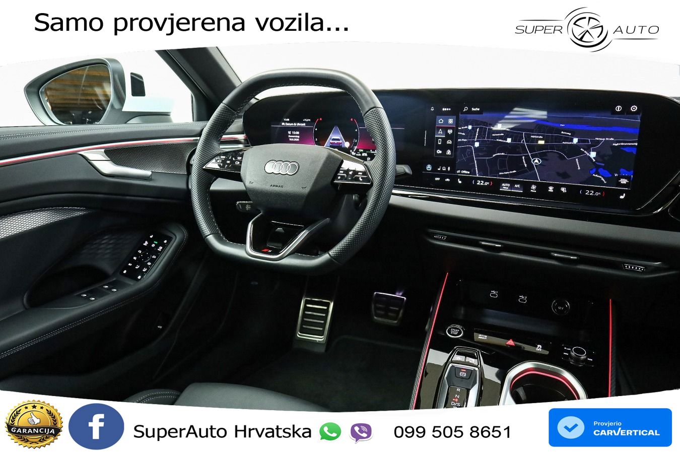 Audi A6 2.0 TDI (204 KS) quattro S tronic S line LED+GR SJED+ACC