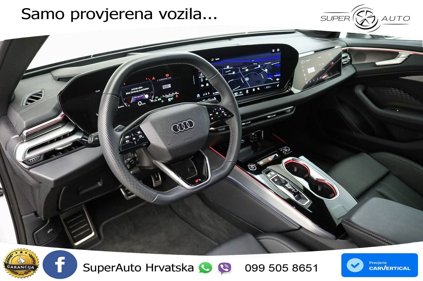 Audi A6 2.0 TDI (204 KS) quattro S tronic S line LED+GR SJED+ACC