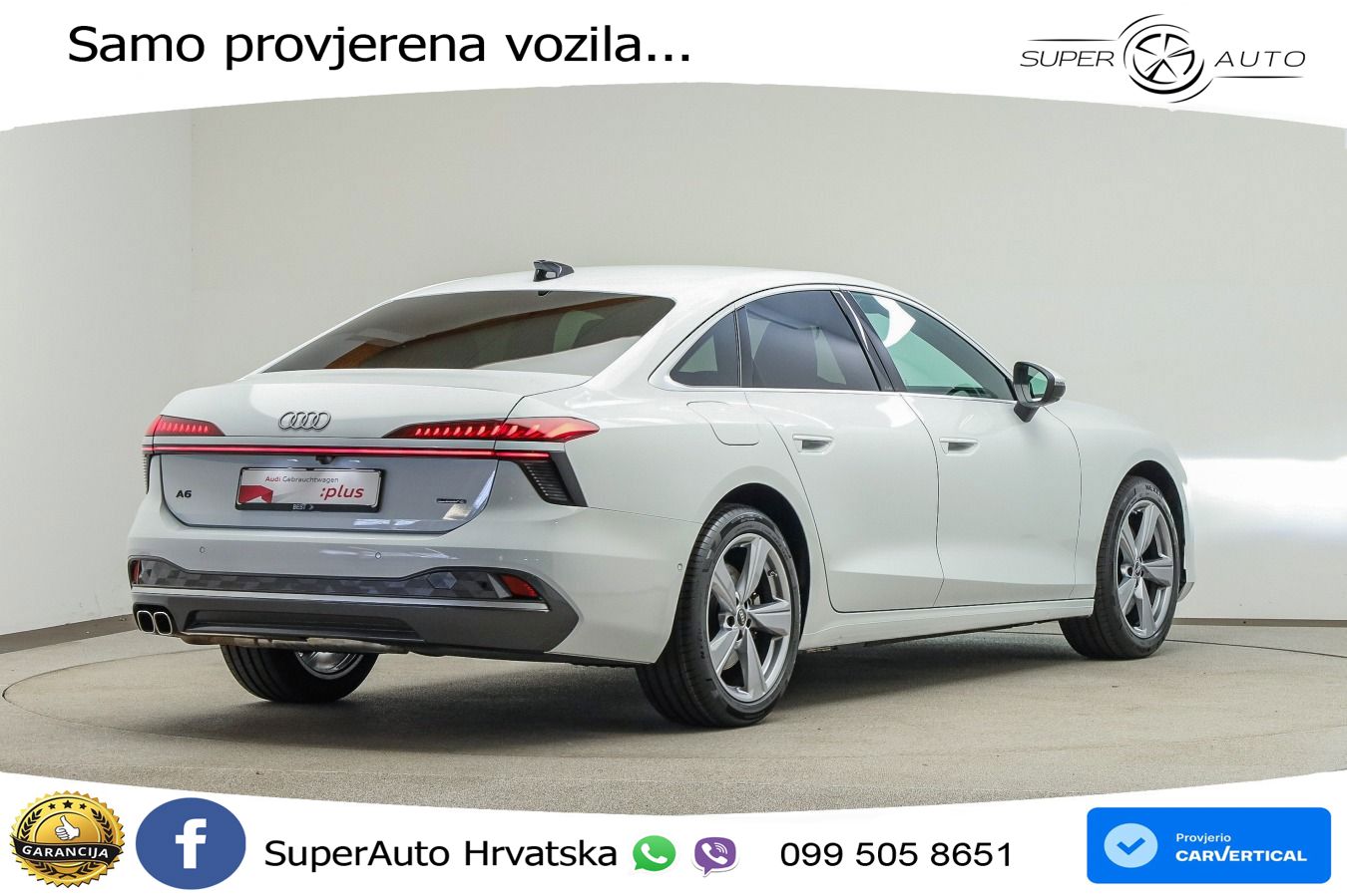Audi A6 2.0 TDI (204 KS) quattro S tronic S line LED+GR SJED+ACC