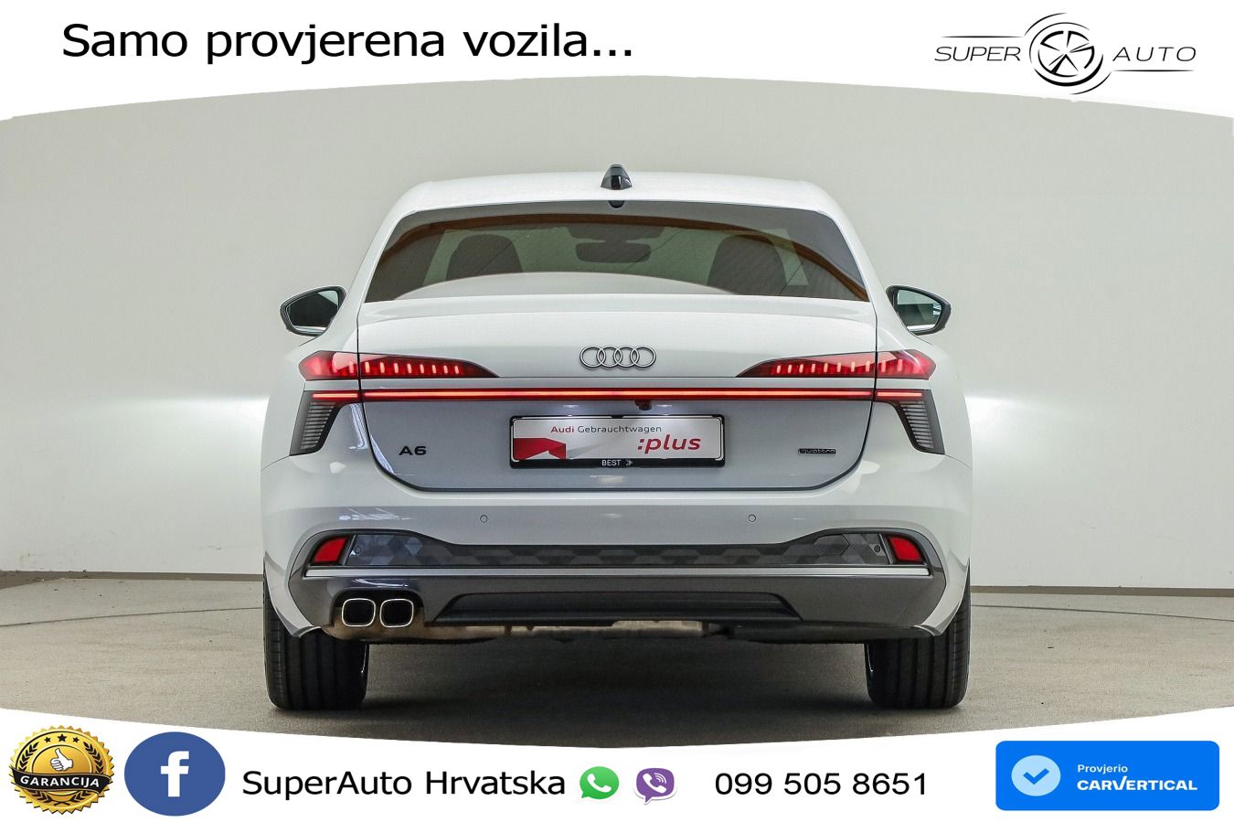 Audi A6 2.0 TDI (204 KS) quattro S tronic S line LED+GR SJED+ACC