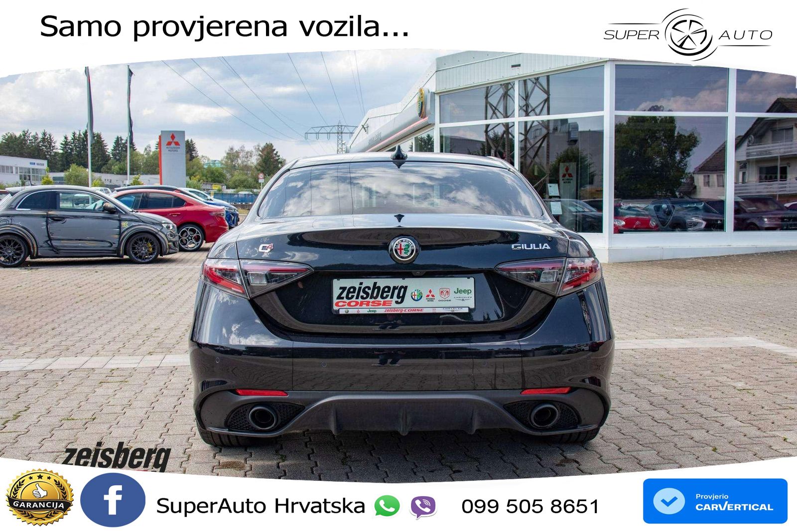 Alfa Romeo Giulia 2.0 Turbo (280 KS) Q4 Automatic LED+GR SJED+ACC