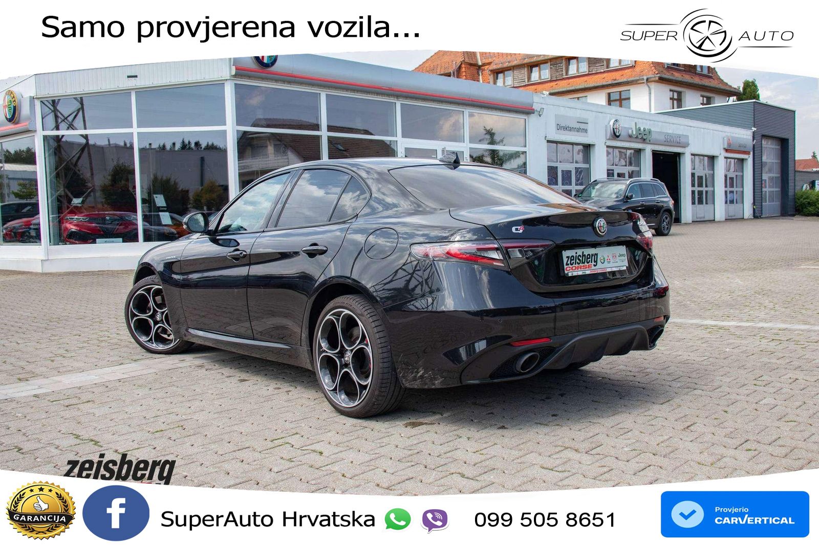 Alfa Romeo Giulia 2.0 Turbo (280 KS) Q4 Automatic LED+GR SJED+ACC