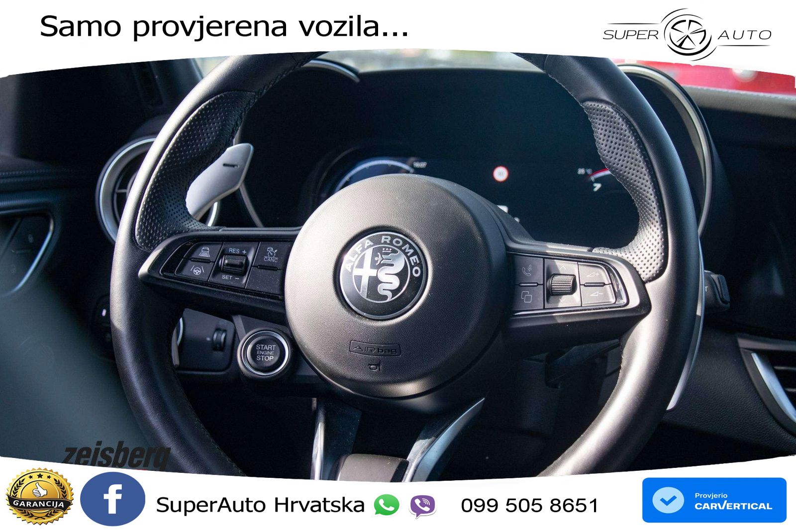 Alfa Romeo Giulia 2.0 Turbo (280 KS) Q4 Automatic LED+GR SJED+ACC
