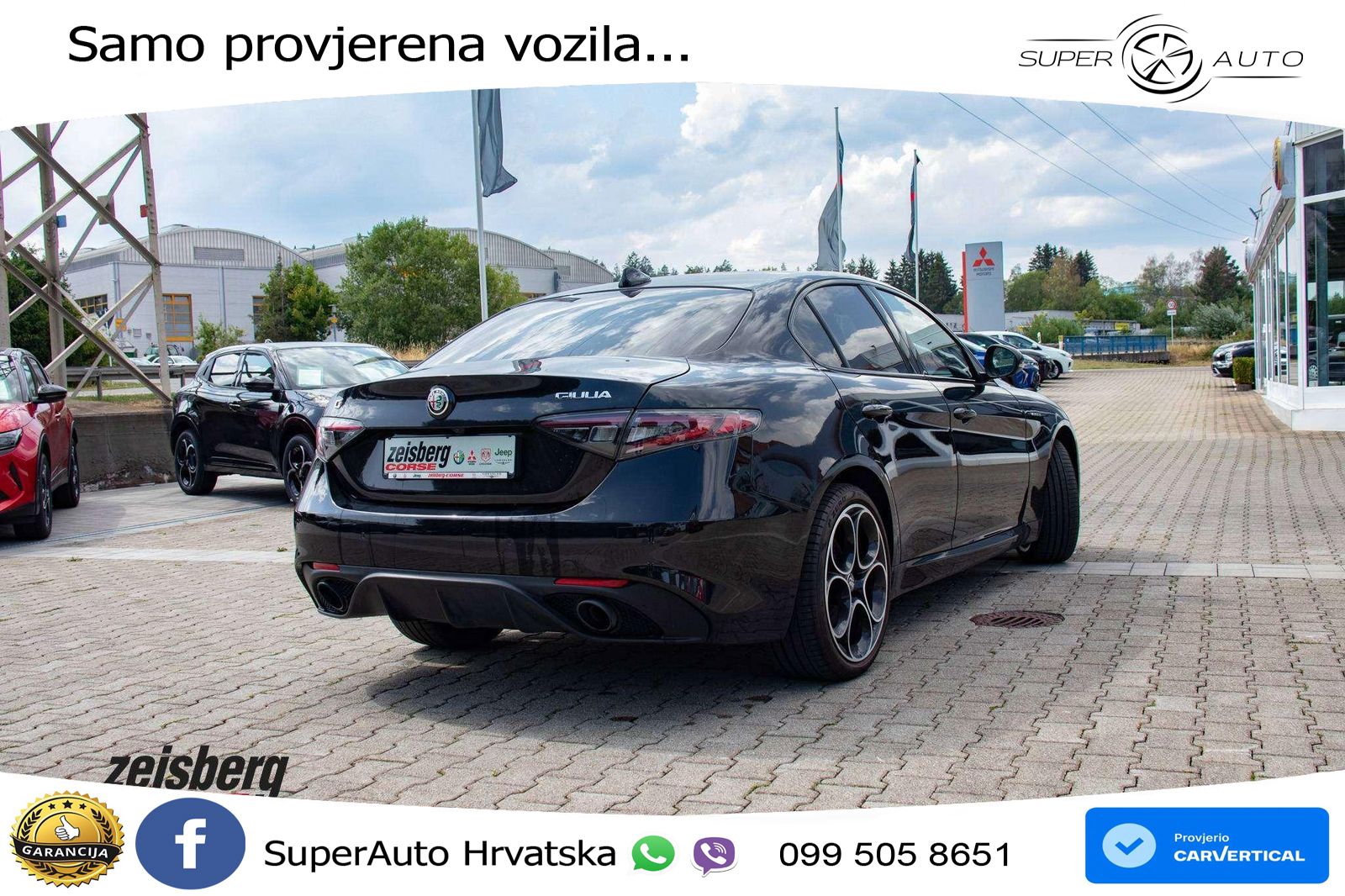 Alfa Romeo Giulia 2.0 Turbo (280 KS) Q4 Automatic LED+GR SJED+ACC