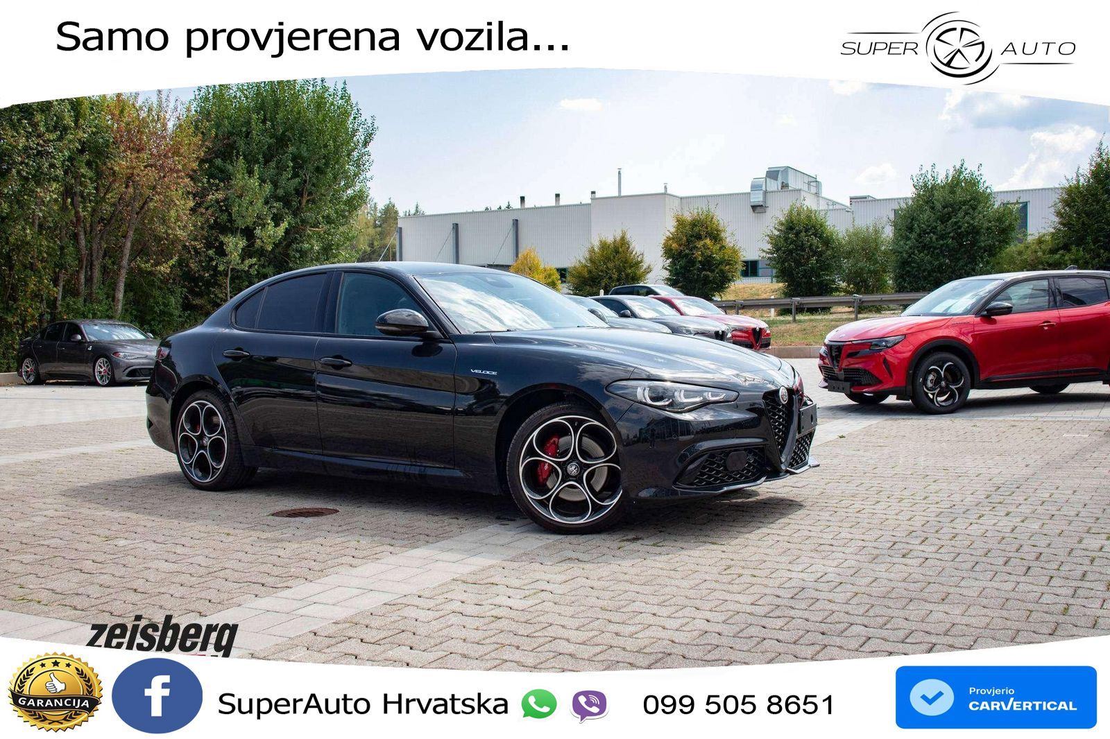 Alfa Romeo Giulia 2.0 Turbo (280 KS) Q4 Automatic LED+GR SJED+ACC