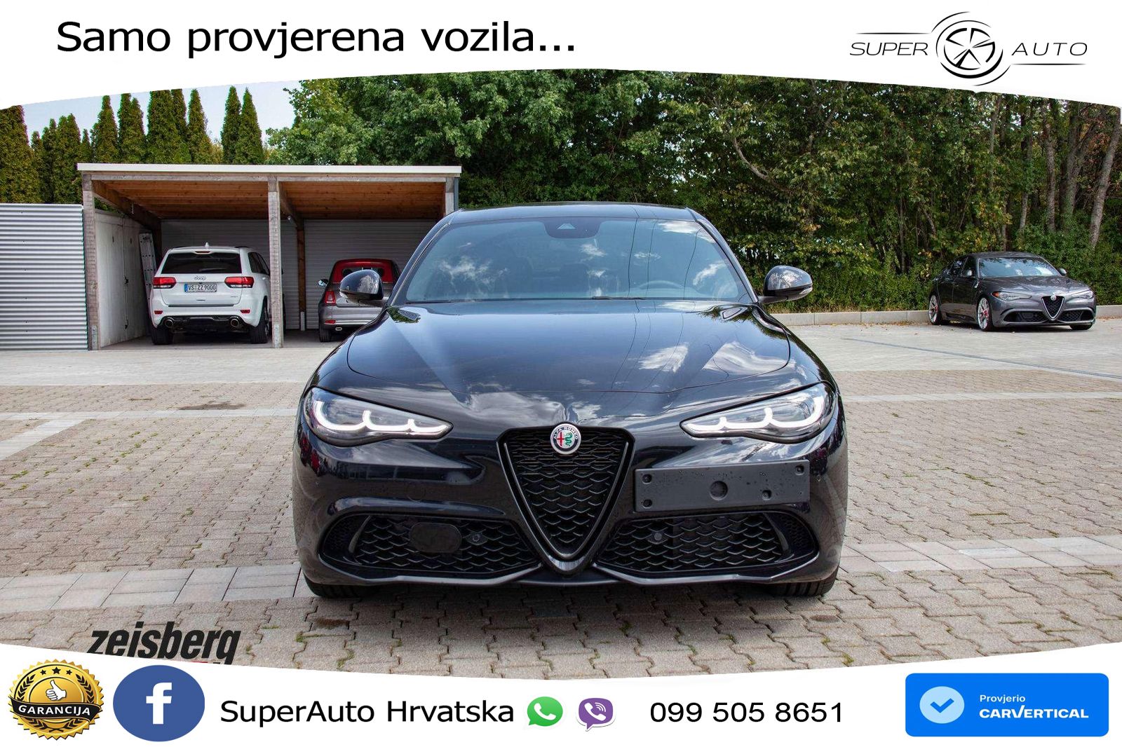 Alfa Romeo Giulia 2.0 Turbo (280 KS) Q4 Automatic LED+GR SJED+ACC