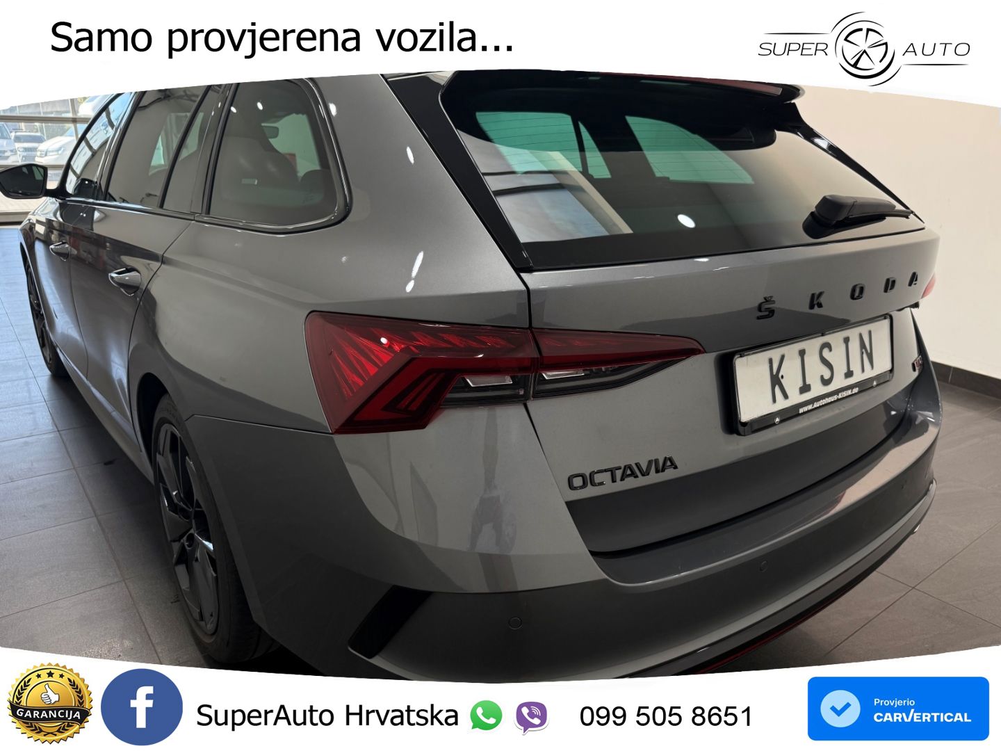 Škoda Octavia Combi RS 2.0 TDI (200 KS) DSG LED+GR SJED+ACC