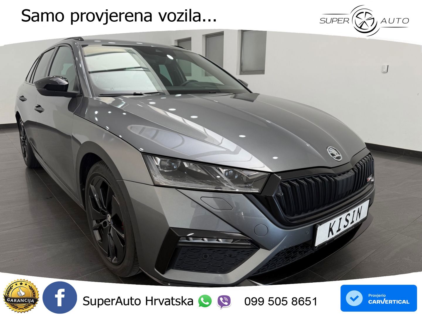 Škoda Octavia Combi RS 2.0 TDI (200 KS) DSG LED+GR SJED+ACC