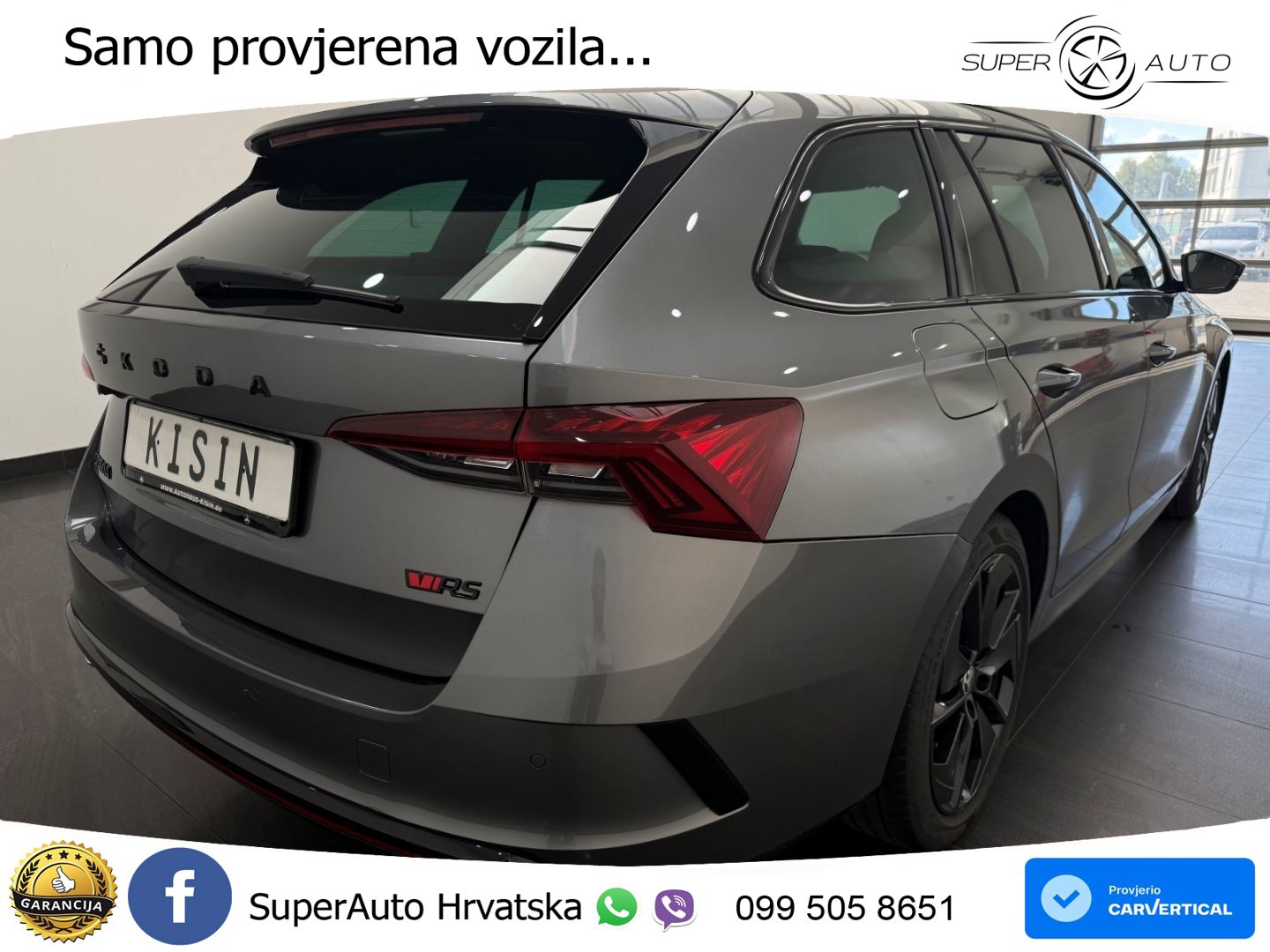 Škoda Octavia Combi RS 2.0 TDI (200 KS) DSG LED+GR SJED+ACC