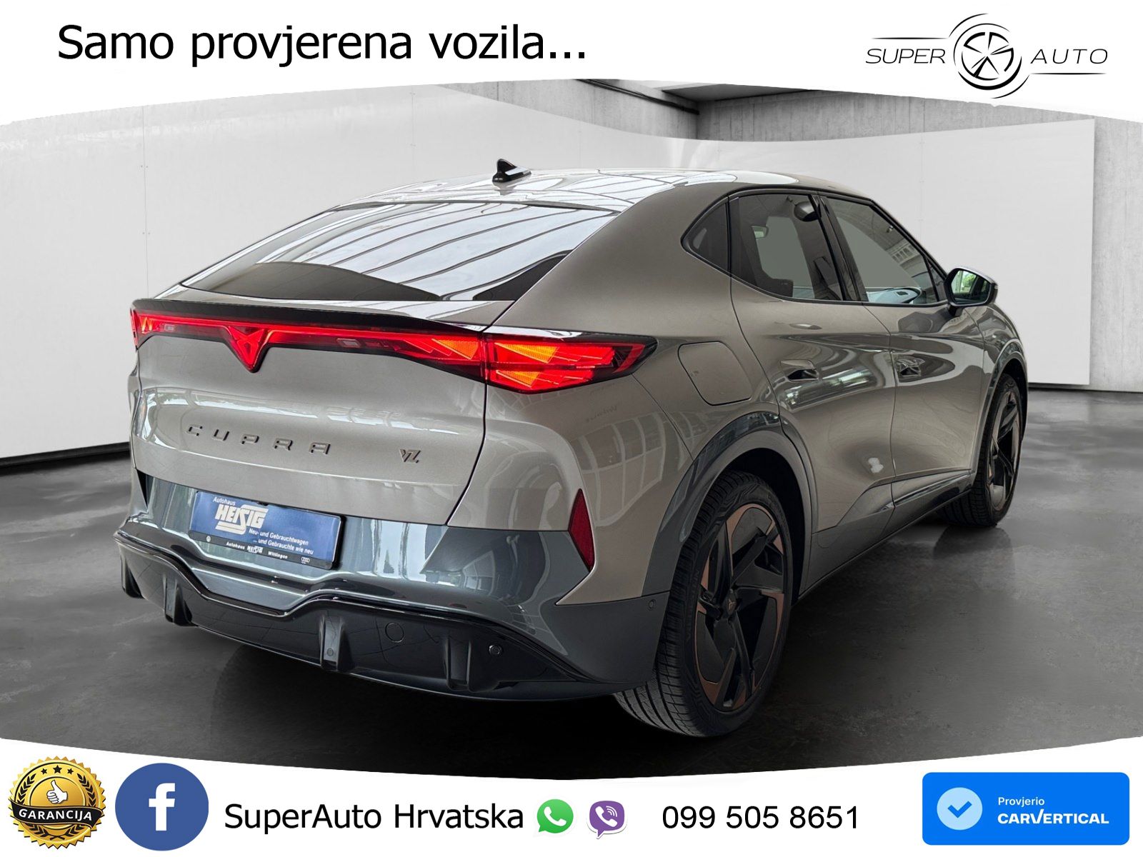 Cupra Tavascan 82 kWh (340 KS)  4WD VZ LED+GR SJED+ACC