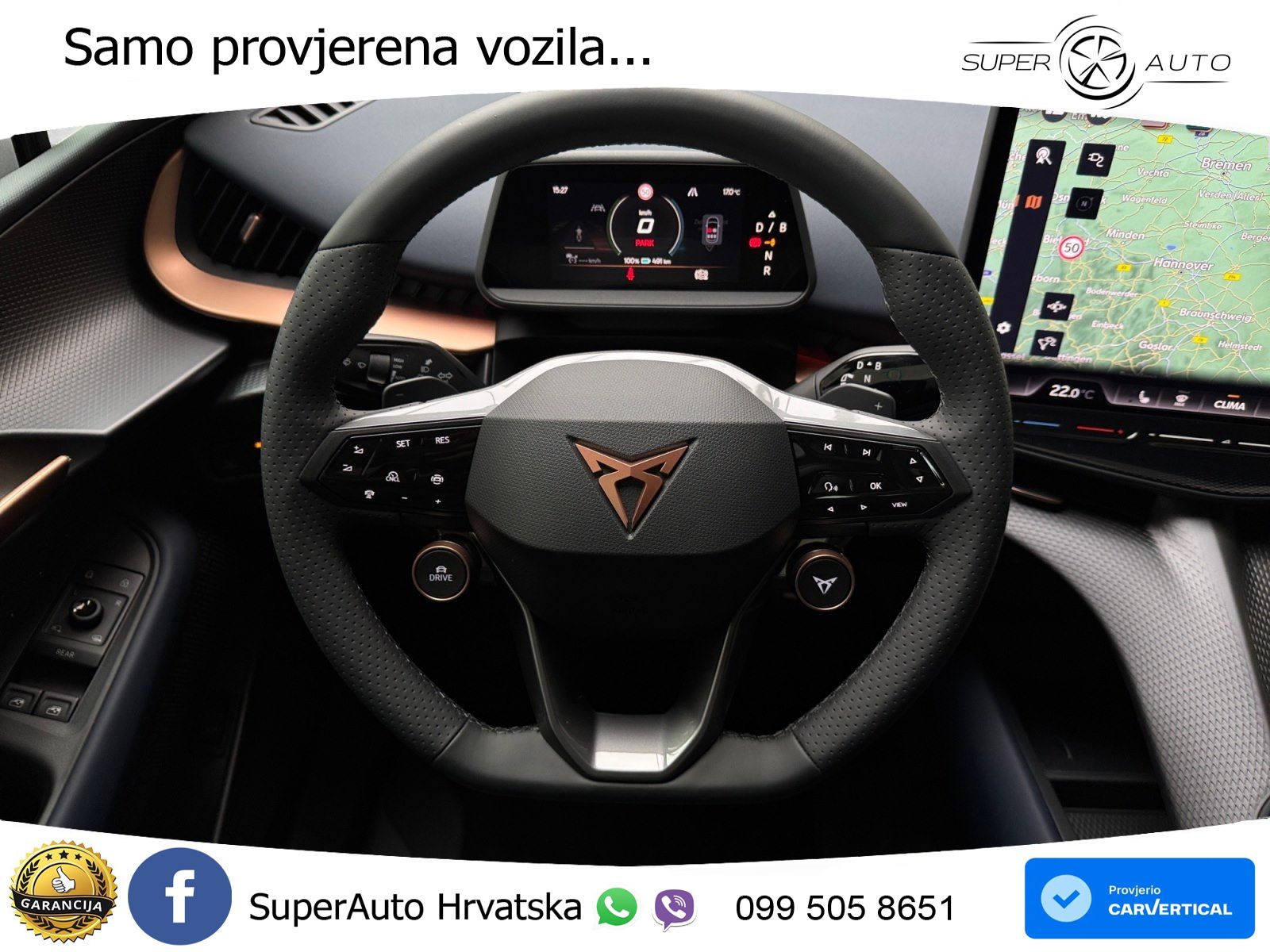 Cupra Tavascan 82 kWh (340 KS)  4WD VZ LED+GR SJED+ACC
