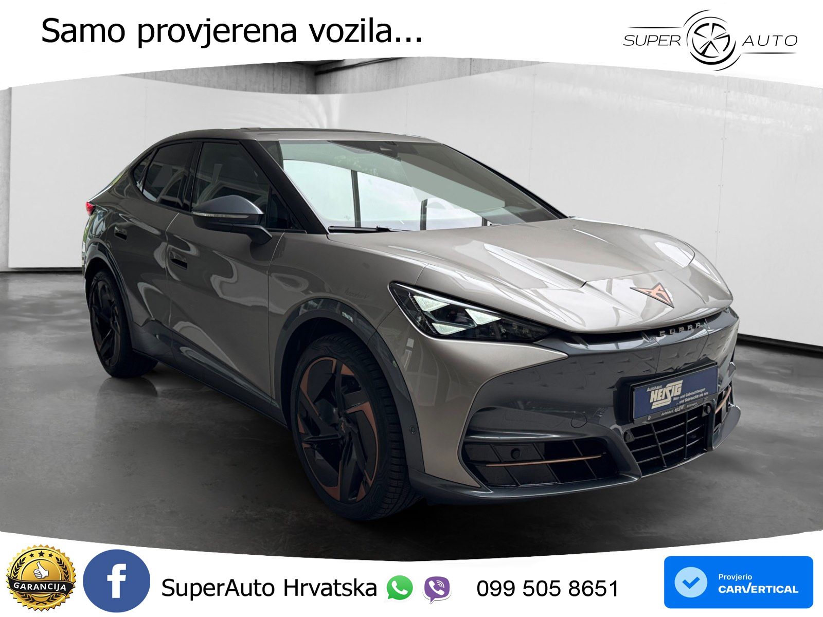Cupra Tavascan 82 kWh (340 KS)  4WD VZ LED+GR SJED+ACC