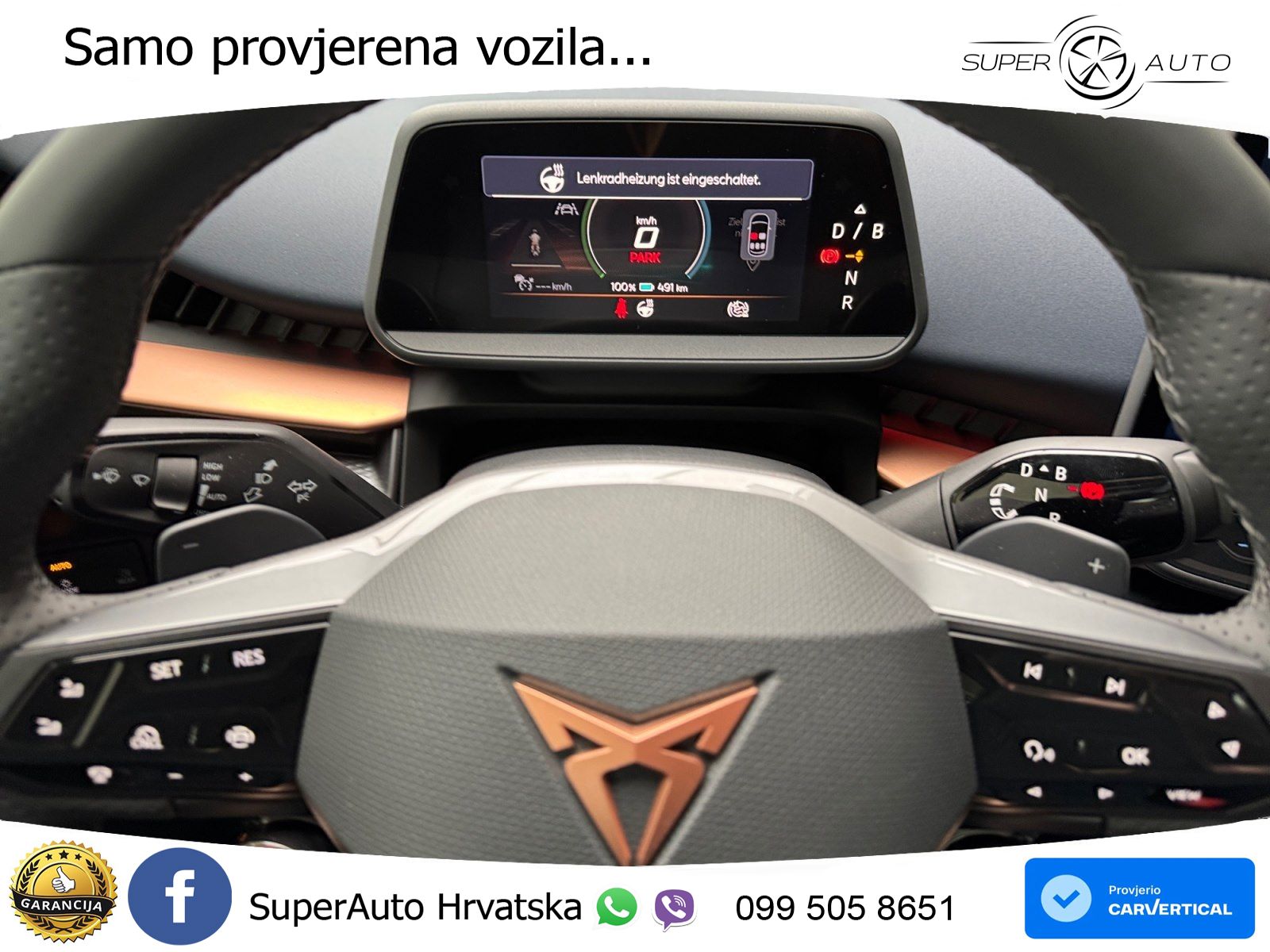 Cupra Tavascan 82 kWh (340 KS)  4WD VZ LED+GR SJED+ACC