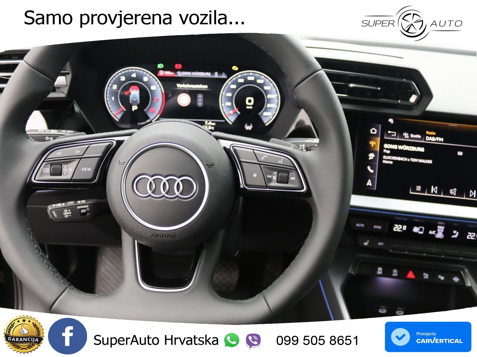 Audi A3 Sportback 30 TFSI (116 KS) Mild Hybrid S tronic advanced LED+GR SJED+ACC