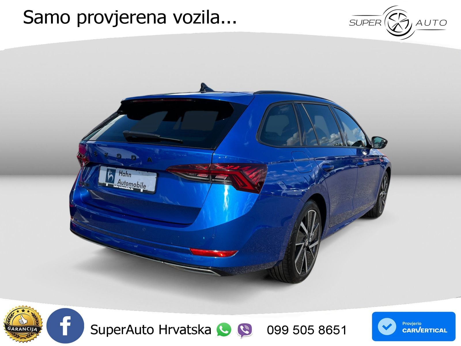Škoda Octavia Combi 2.0 TDI (150 KS) DSG SportLine LED+GR SJED+ACC