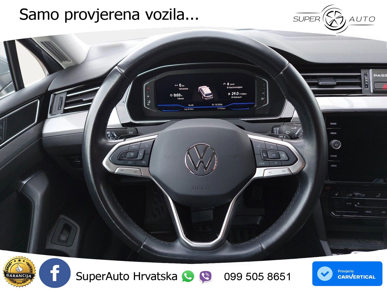 Volkswagen Passat Variant 2.0 TDI (150 KS) DSG Business LED+GR SJED+ACC