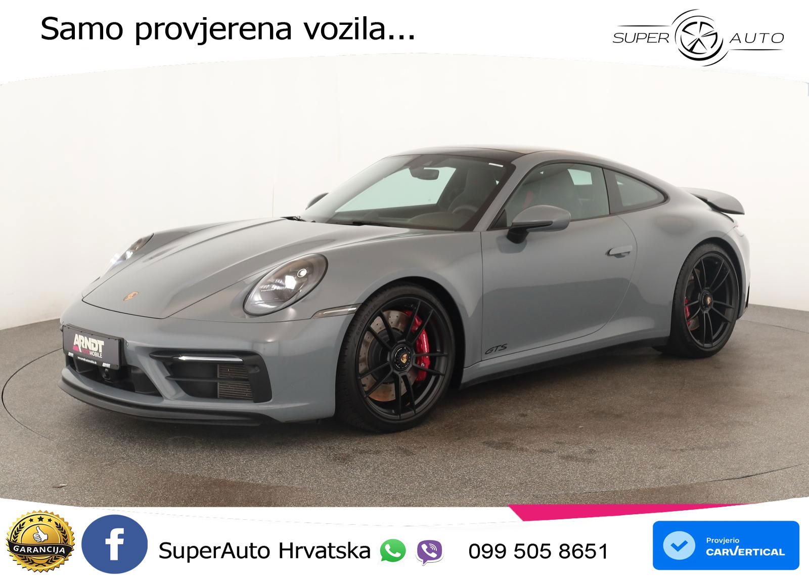 Porsche 911 Carrera 4 GTS 3.0 (480 KS) PDK LED+GR SJED+ACC