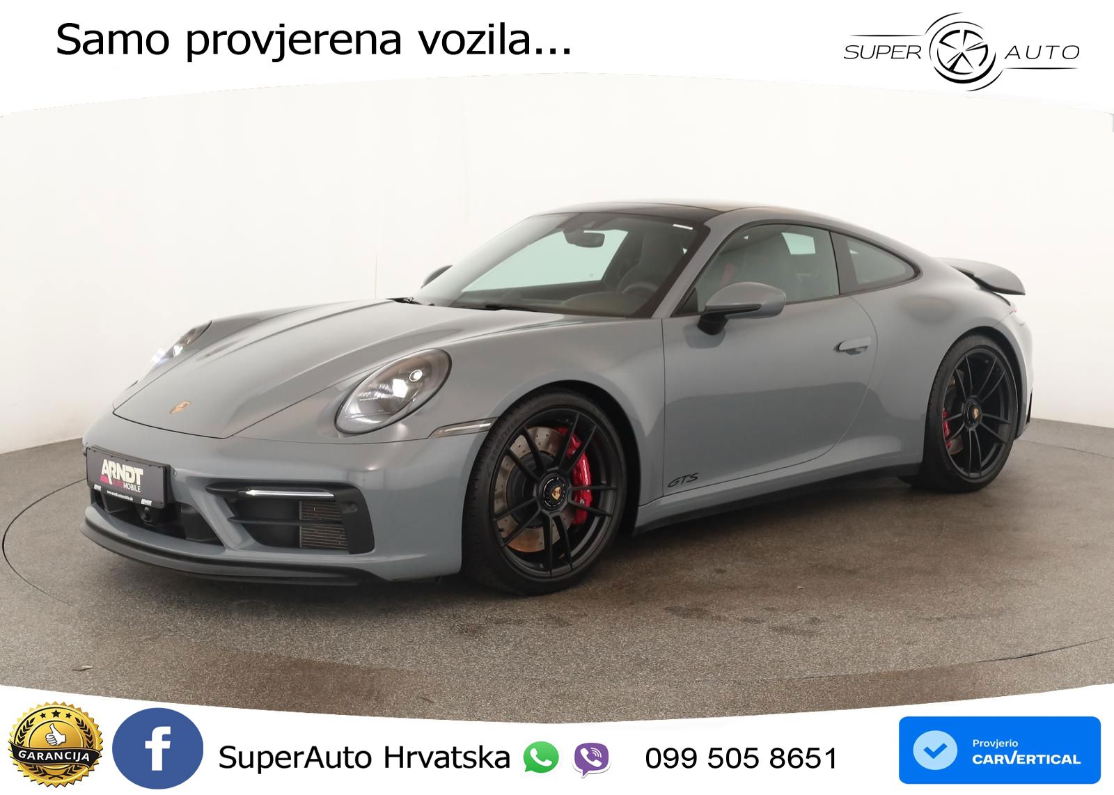 Porsche 911 Carrera 4 GTS 3.0 (480 KS) PDK LED+GR SJED+ACC