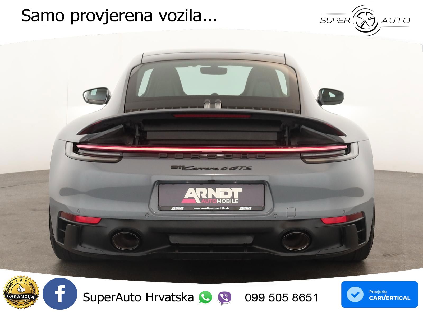 Porsche 911 Carrera 4 GTS 3.0 (480 KS) PDK LED+GR SJED+ACC
