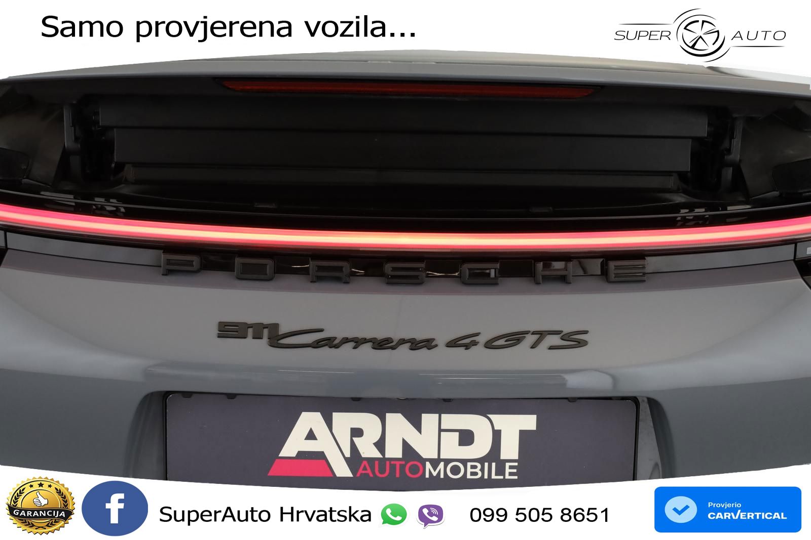 Porsche 911 Carrera 4 GTS 3.0 (480 KS) PDK LED+GR SJED+ACC