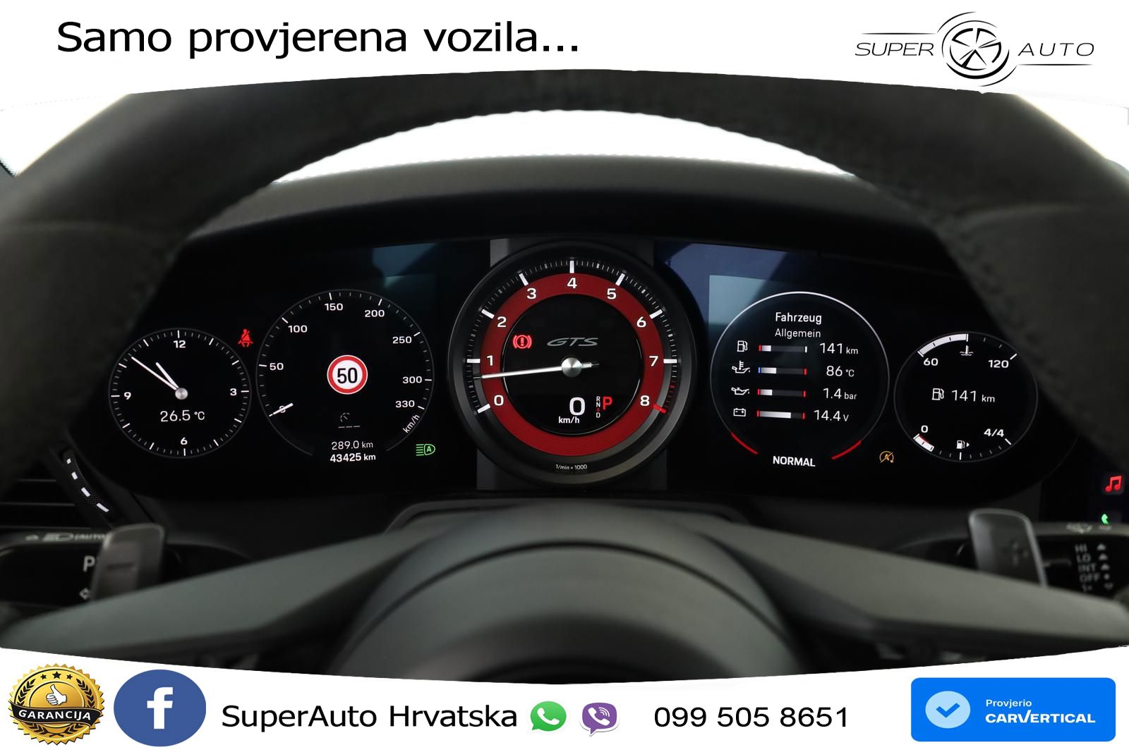 Porsche 911 Carrera 4 GTS 3.0 (480 KS) PDK LED+GR SJED+ACC