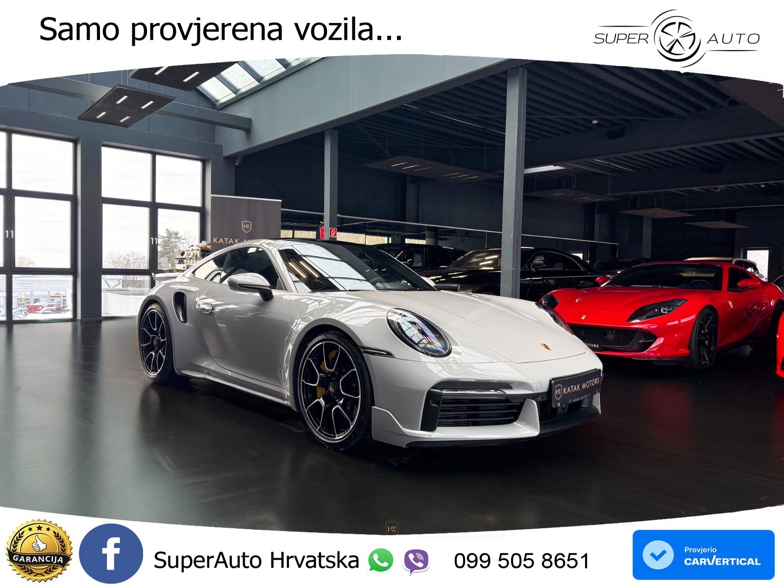 Porsche 911 Turbo S 3.8 (650 KS) PDK MATRIX+GR SJED+KAM