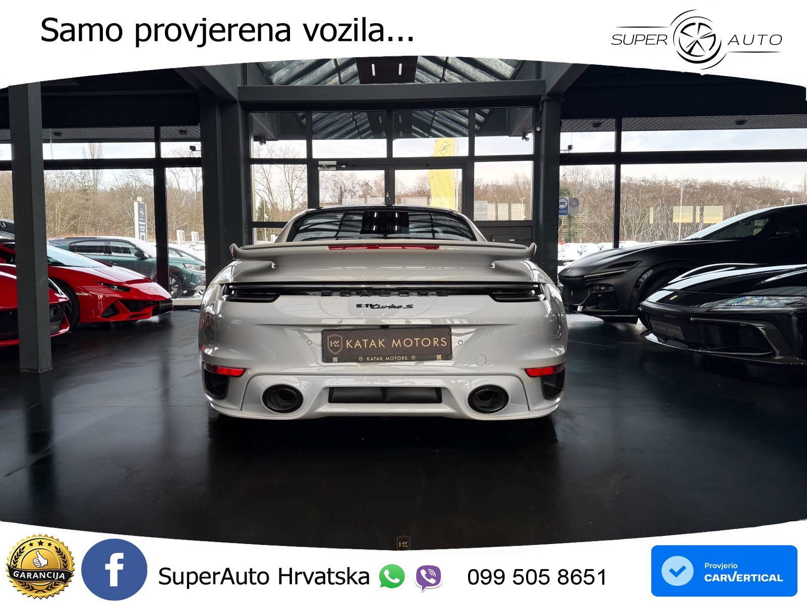 Porsche 911 Turbo S 3.8 (650 KS) PDK MATRIX+GR SJED+KAM