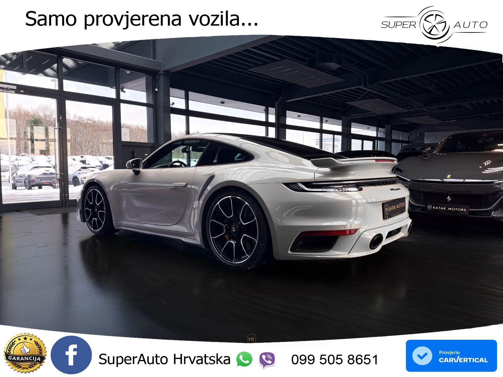 Porsche 911 Turbo S 3.8 (650 KS) PDK MATRIX+GR SJED+KAM