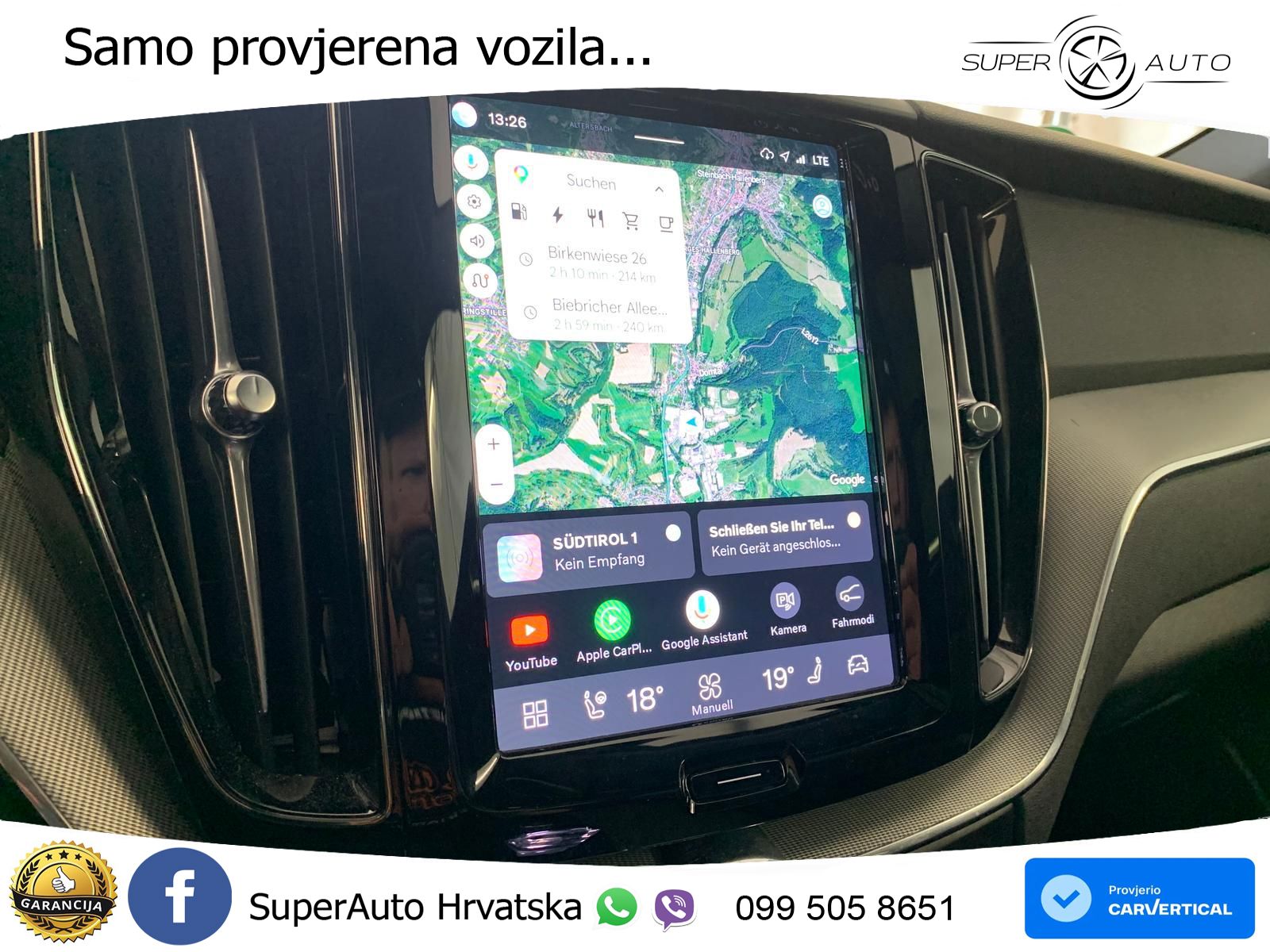 Volvo XC60 T6 AWD Geartronic LED+GR SJED+ACC
