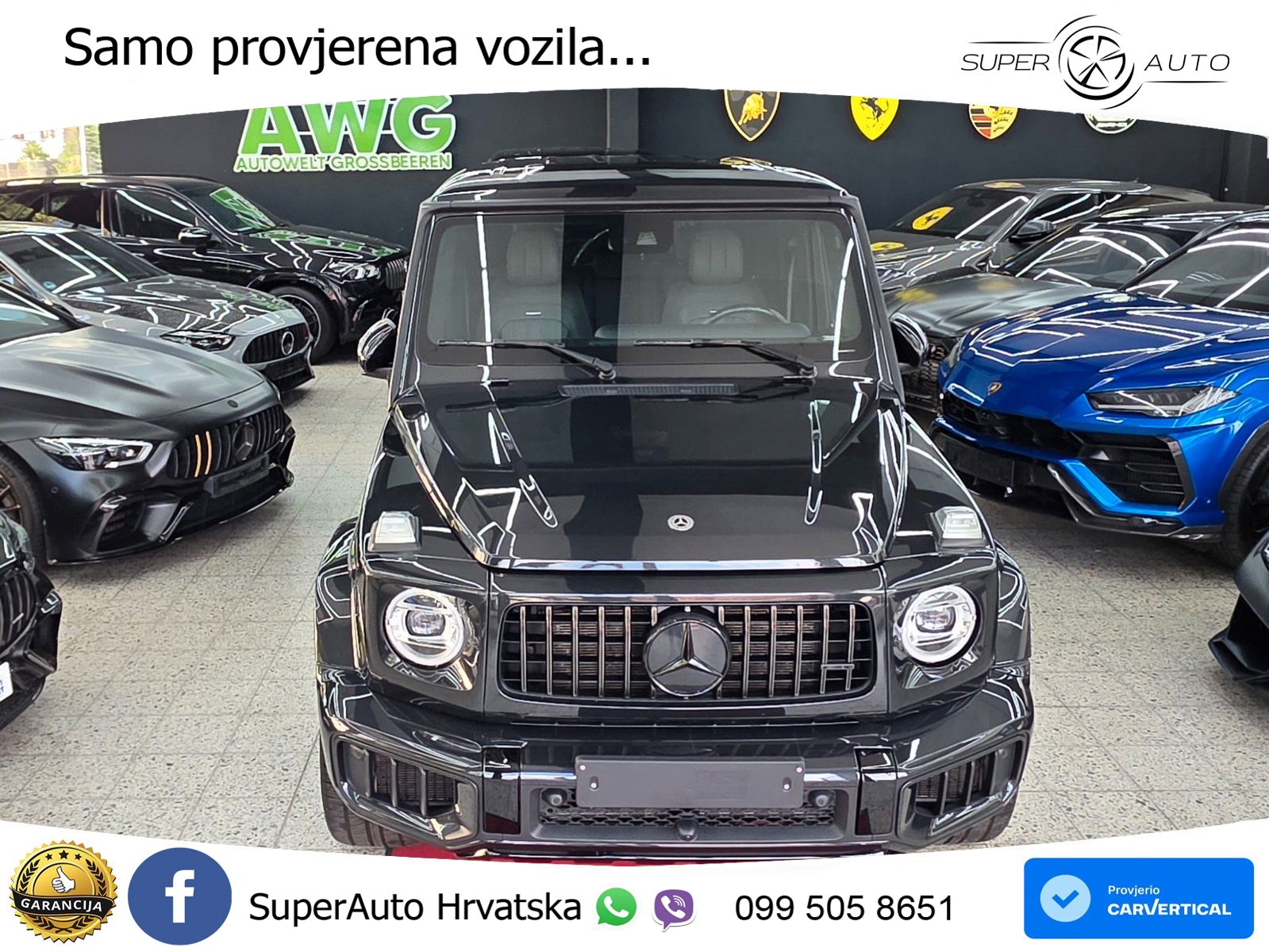 Mercedes AMG G 63 Long V8 (585 KS) 4MATIC 9G-TRONIC AMG SPEEDSHIFT PLUS LED+GR SJED+ACC