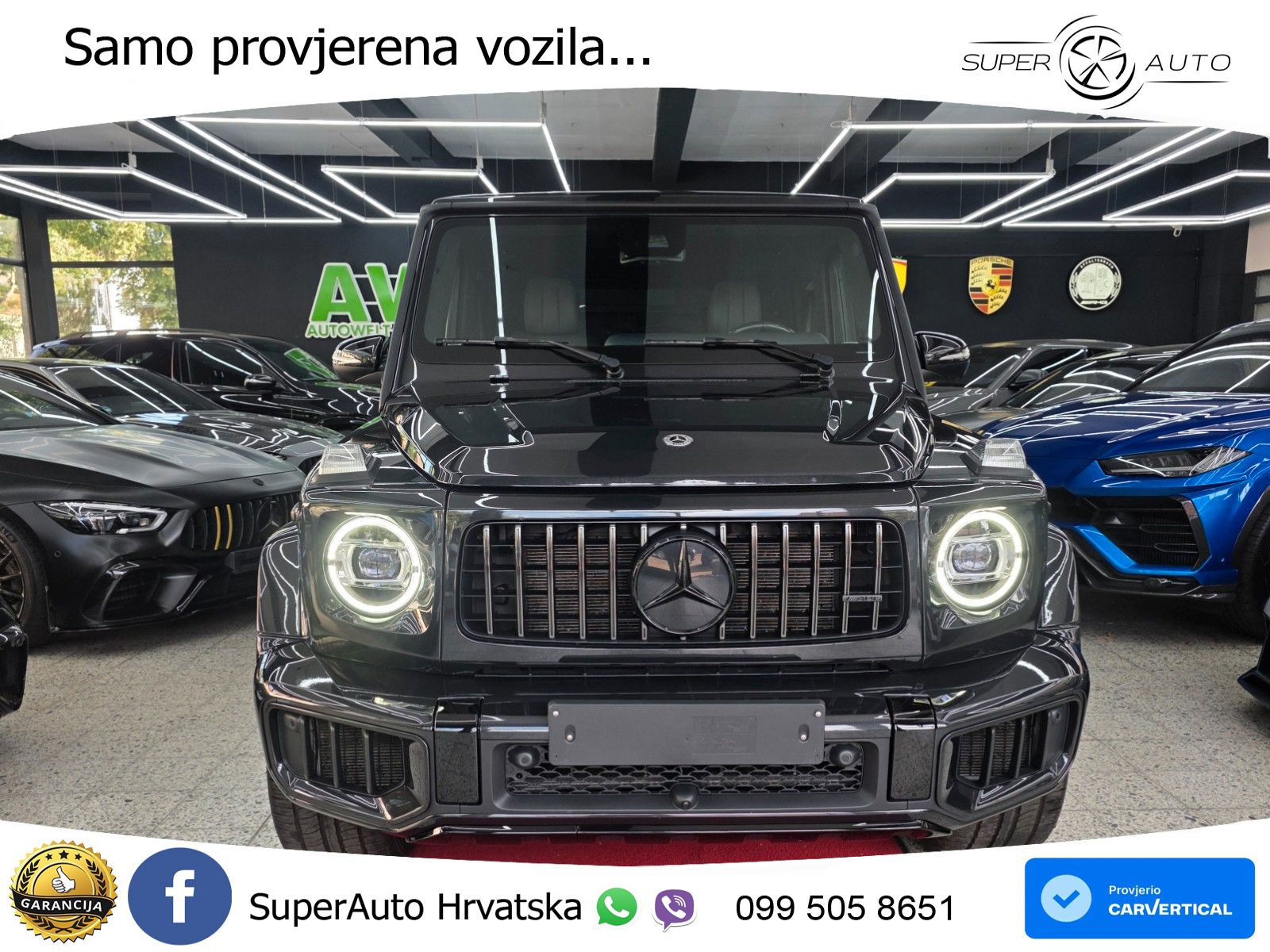 Mercedes AMG G 63 Long V8 (585 KS) 4MATIC 9G-TRONIC AMG SPEEDSHIFT PLUS LED+GR SJED+ACC
