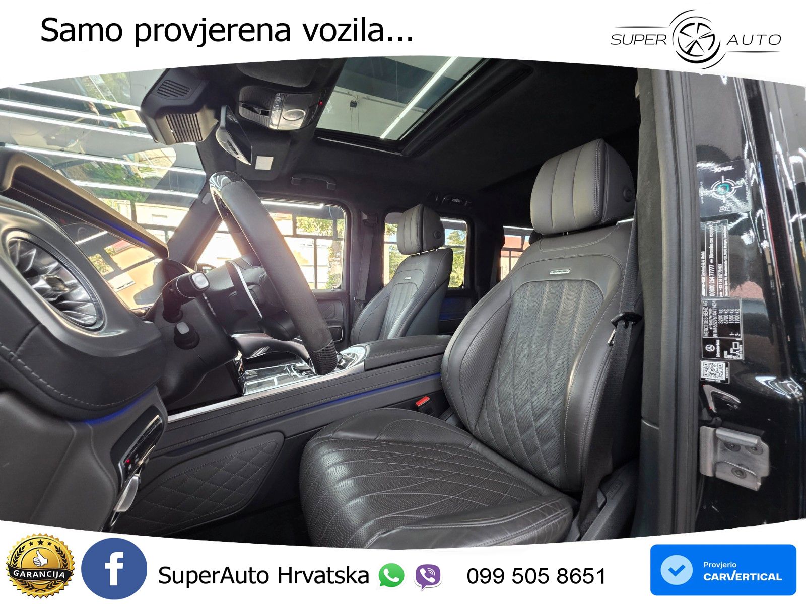 Mercedes AMG G 63 Long V8 (585 KS) 4MATIC 9G-TRONIC AMG SPEEDSHIFT PLUS LED+GR SJED+ACC