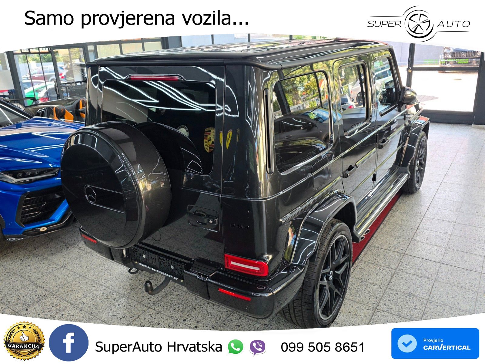Mercedes AMG G 63 Long V8 (585 KS) 4MATIC 9G-TRONIC AMG SPEEDSHIFT PLUS LED+GR SJED+ACC