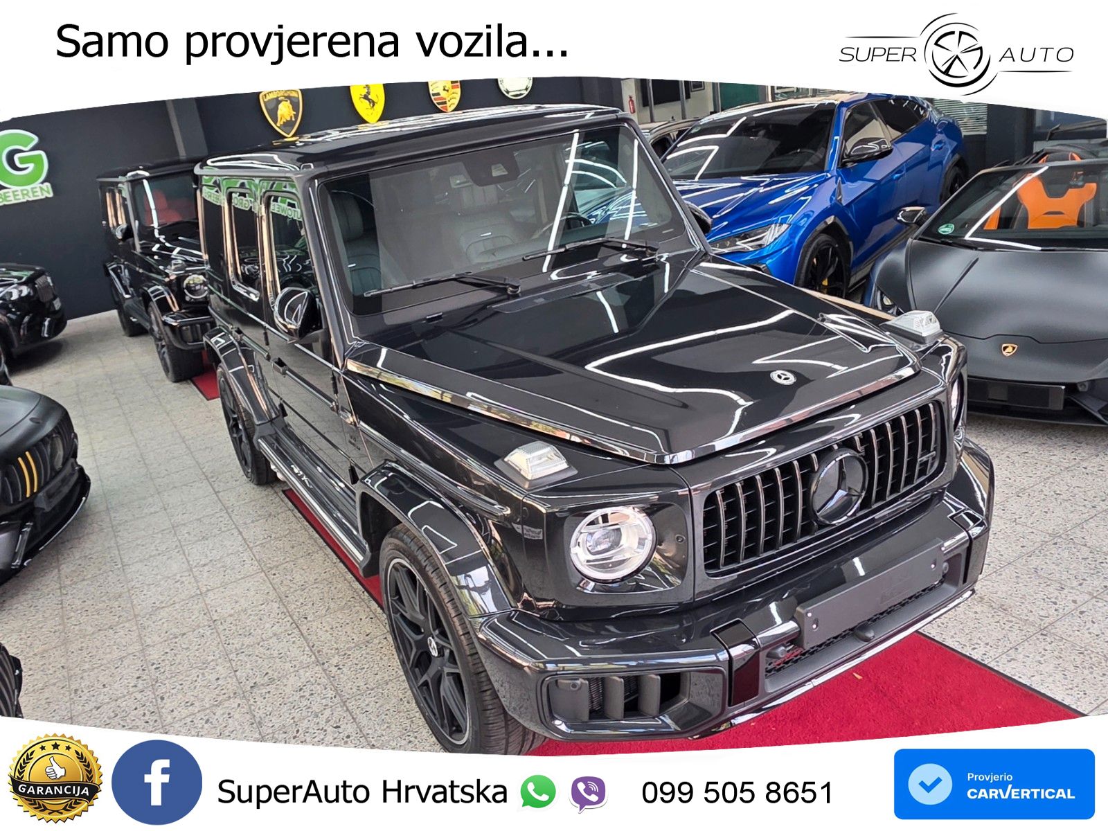Mercedes AMG G 63 Long V8 (585 KS) 4MATIC 9G-TRONIC AMG SPEEDSHIFT PLUS LED+GR SJED+ACC