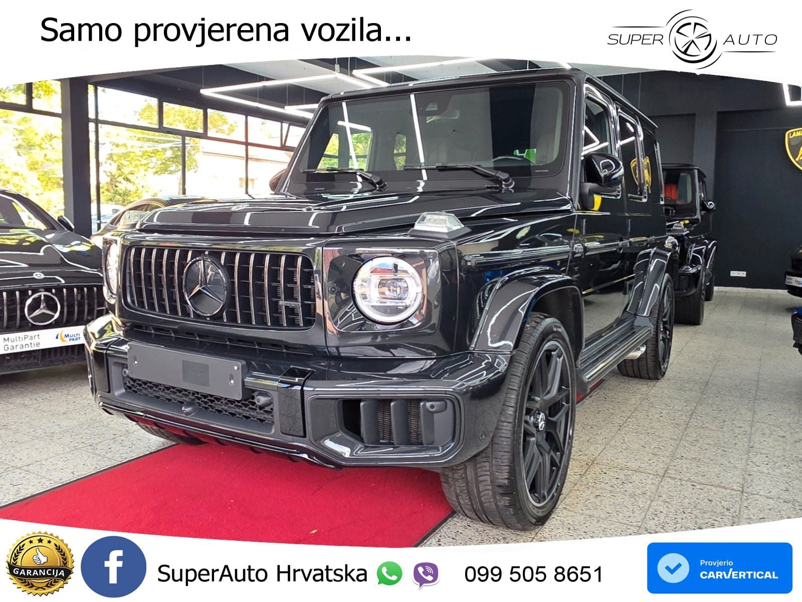 Mercedes AMG G 63 Long V8 (585 KS) 4MATIC 9G-TRONIC AMG SPEEDSHIFT PLUS LED+GR SJED+ACC
