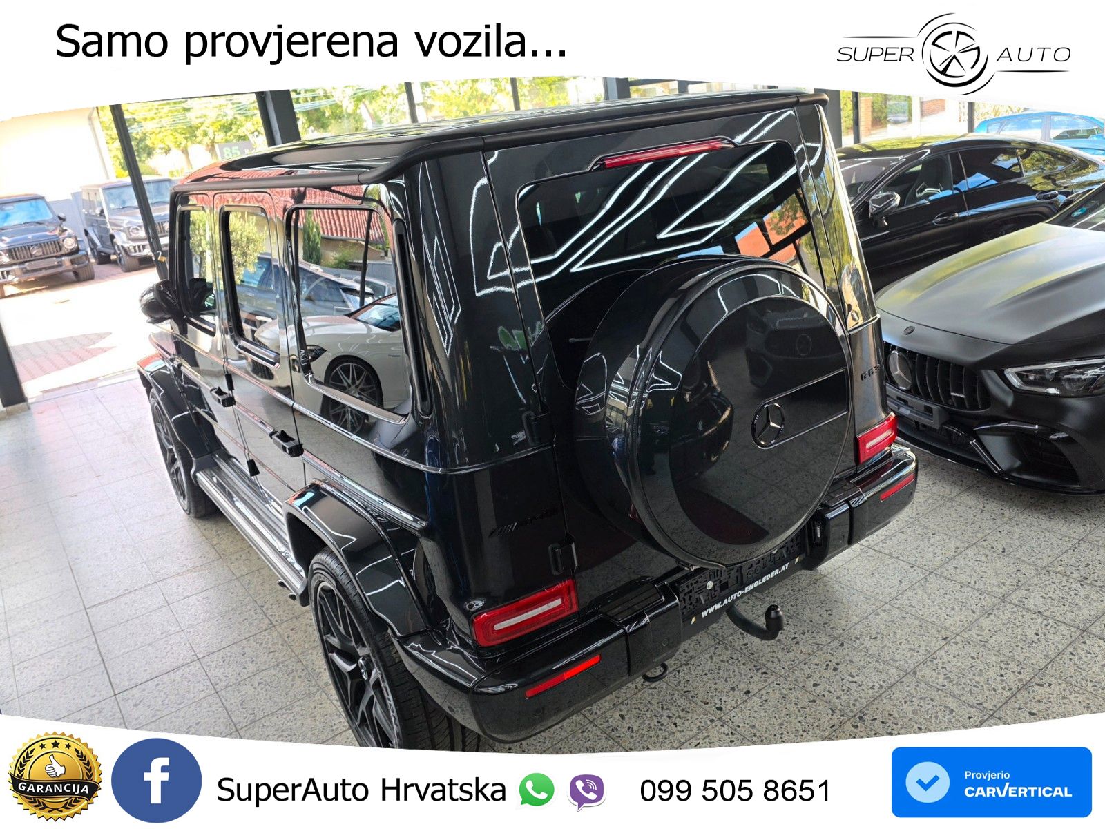 Mercedes AMG G 63 Long V8 (585 KS) 4MATIC 9G-TRONIC AMG SPEEDSHIFT PLUS LED+GR SJED+ACC