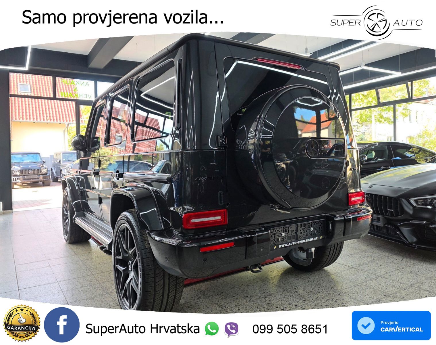Mercedes AMG G 63 Long V8 (585 KS) 4MATIC 9G-TRONIC AMG SPEEDSHIFT PLUS LED+GR SJED+ACC