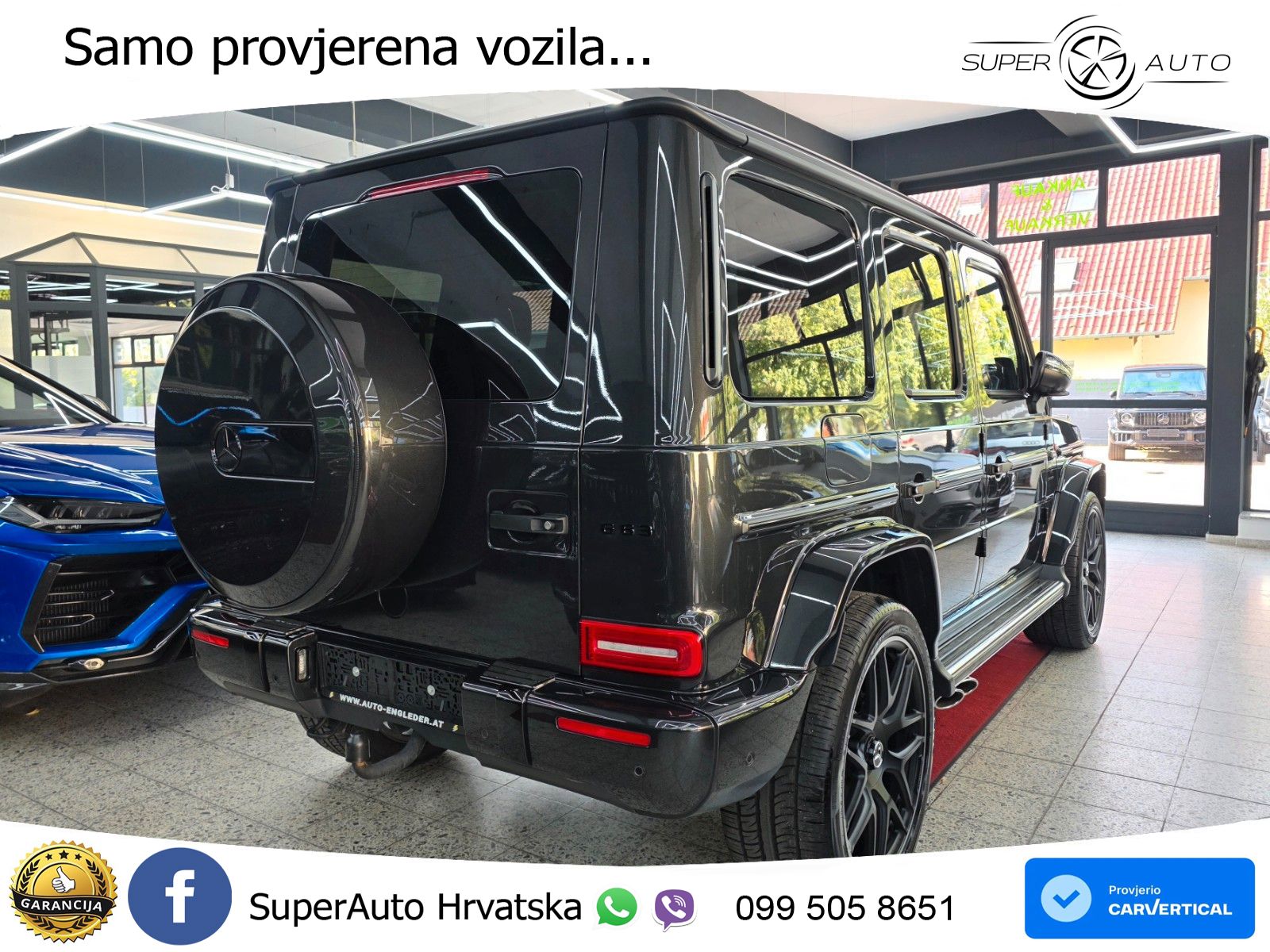 Mercedes AMG G 63 Long V8 (585 KS) 4MATIC 9G-TRONIC AMG SPEEDSHIFT PLUS LED+GR SJED+ACC