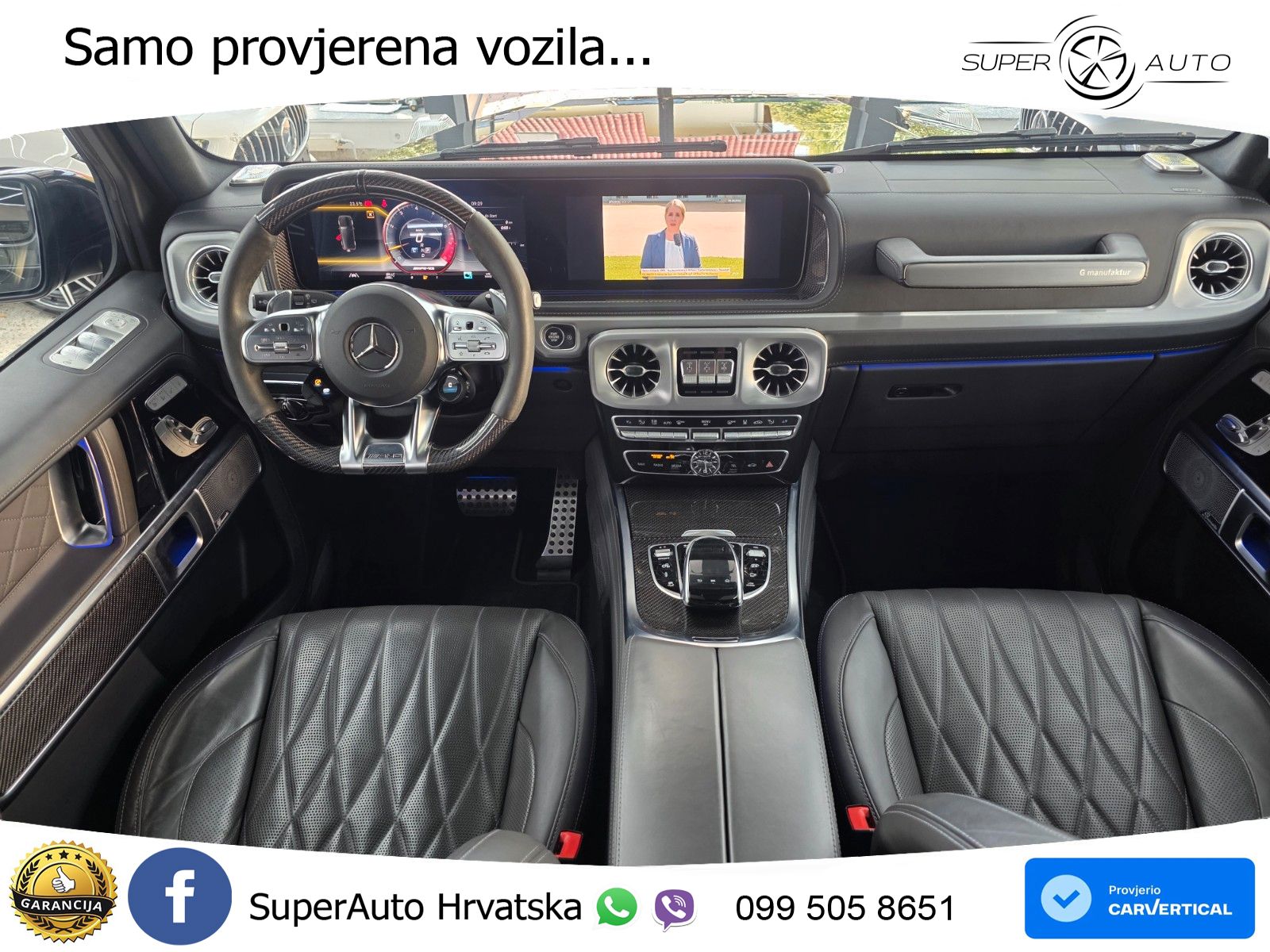 Mercedes AMG G 63 Long V8 (585 KS) 4MATIC 9G-TRONIC AMG SPEEDSHIFT PLUS LED+GR SJED+ACC